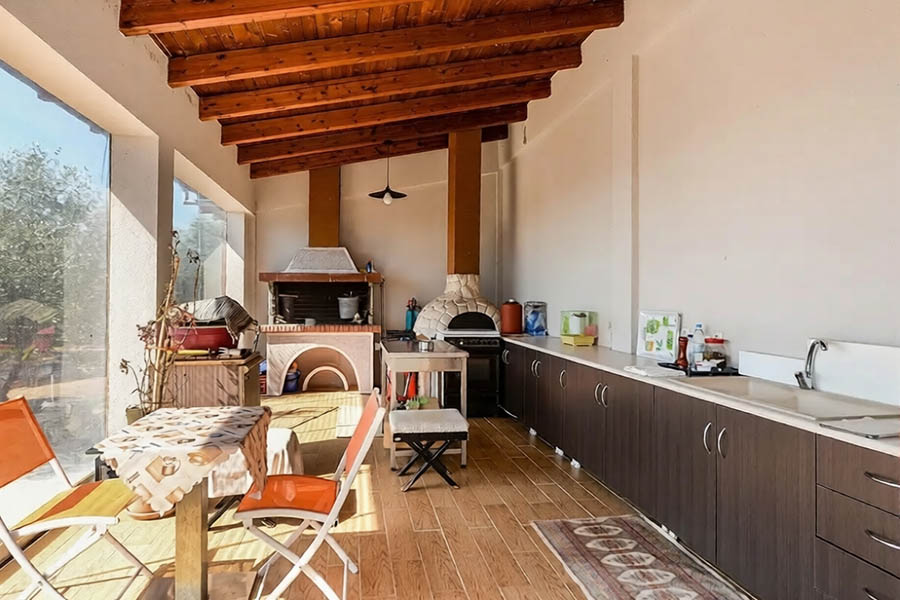View of Villa elia's coffe shop