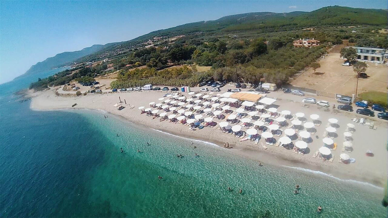 Aerial view of Dikella Beach