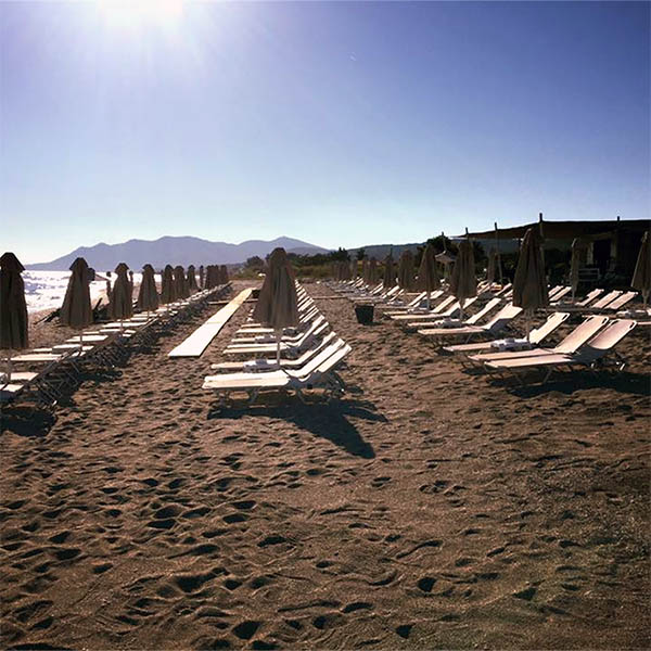 A view of a beach bar